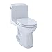 TOTO MS854114S#01 Ultramax Elongated One Piece Toilet, Cotton White