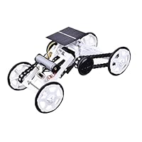 JOINPAYA Solar Powered Diy Four-wheel Climbing Car Toy for Boys and Girls, Educational Motor Car Model, Science Solar Engineering Vehicle Suitable for Indoor and Outdoor Stem Learning