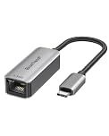 BrosTrend USB C to Ethernet Adapter, 2.5Gb Wired Network Adapter for PC MacBook Pro/Air, USB 3.2 Type-C to RJ45, Compatible with Thunderbolt 3/4/5, Windows, MacOS, iOS, Plug & Play Lifetime Protection