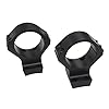 Talley X-Bolt Scope Mounts - 940735 1" Tube Diameter Medium Black Anodized Mounting Rings - F .540", R .615" Height #2