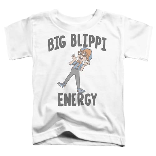 Popfunk Blippi Big Blippi Energy Kids T Shirt (2) for Toddler Boys and Girls, White2