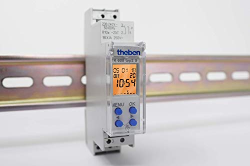 Minuterie numérique TR 608 top2 S avec commutation précise et programme hebdomadaire - 6