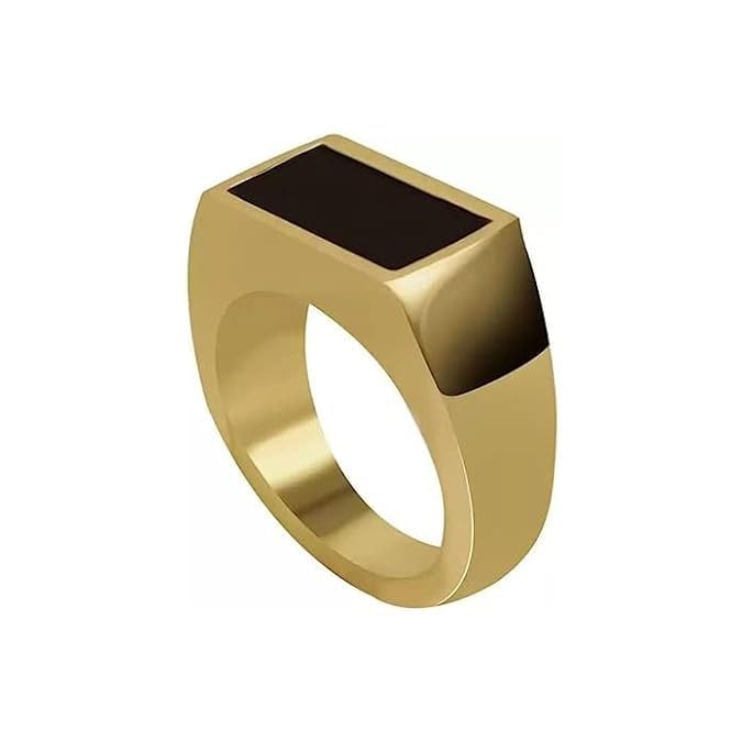 Gift For Boys And Men Style Gold Finger Ring | Trending Titanium Ring For Boys And Men-image-31