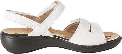 Romika Ibiza 86, Sandales Bride Arriere Femme Blanc (Weiss) 41 EU