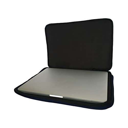 Capa Case Bolsa Notebook Slim Prática Reforçada Ziper Duplo - Preto 14 Polegadas