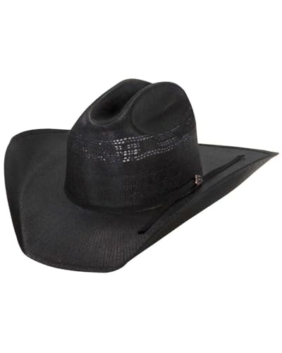 Justin Mens 20X Cutter Black Bangora Straw Western Cowboy Hat