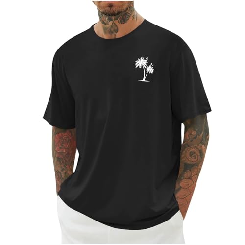 T-Shirt Longue Homme Ajusté en Coton Flammé Chic