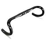 Matériau : guidon de vélo de route en fibre de carbone, haute résistance, pas facile à déformer, résistant à l'usure, pas facile à accumuler de la poussière, facile à nettoyer.