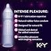 K-Y Me & You Intense Ultra Thin Latex Condoms- Water Based Lube, Intensifying Tingling Sensation For Her and Natural Fit For Him, Ribbed With Reservoir Tip, HSA Eligible, 24 Count