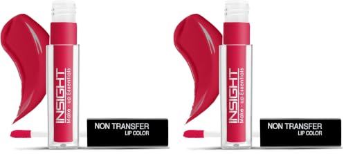 Image of INSIGHT Non Transfer Liquid Lipstick- Pink Play | Waterproof| Matte Finish| Transfer & Smudge Proof| Lightweight| 12 Hr Wear| Highly Pigmented 4 ml (Pack of 2)