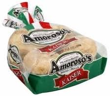 Amoroso's 8-Pack Kaiser Rolls - 3 Packages