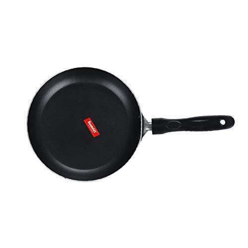 Image of Sumeet 2.6mm Non stick Tapper pan -0.6 Ltr - 20cm Dia (Silver)