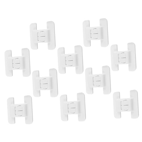 CAXUSD ベビー キャビネットロック 10個入り - 引き出しや冷蔵庫用ピンチドアラッチ 取り付け簡単 子供用 家庭用 オーストラリア
