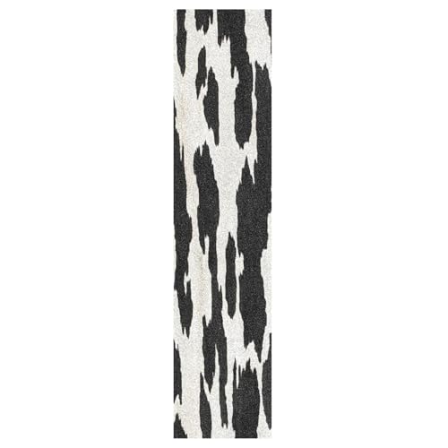 CEBUGI Cow Skin Pattern Skateboard Grip Tape 44x10in Waterproof Tear-Proof Longboard Grip Tape Bubble Free Non-Slip Scooter Grip Tape for Girls Boys
