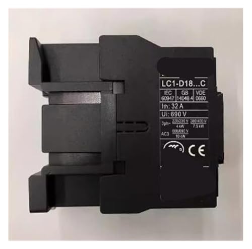 Contacteur CA 18A triphasé commande 220V relais de puissance 3 pôles LC1D18 CJX2 - 4