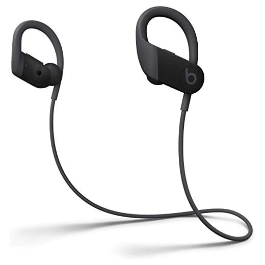 Powerbeats High-Performance Wireless Bluetooth Headphones - Black - MWNV2LL/A (Renewed)