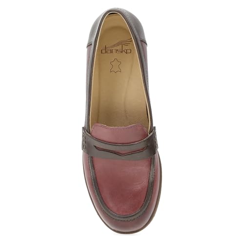 Image of Dansko Danica Heeled Loafer for Women - Waterproof Leather with Rubber Outsole and Leather Stacked Heel for Long-Lasting Style in Any Weather