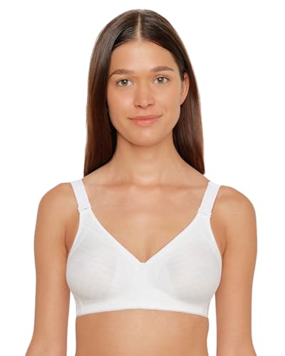 Susa Baumwoll BH Damen ohne Bügel Topsy Plus I weiß I 95E – Ansicht 1