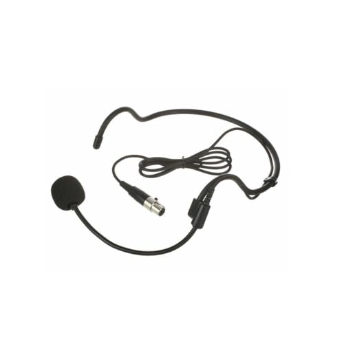 Replacement Headset Condenser Microphone Compatible with Shure GLXD14+/PGA31 Dual Band Pro Digital Wireless Microphone System, Flexible Gooseneck, Unidirectional, ta4f 4 Pins, Black