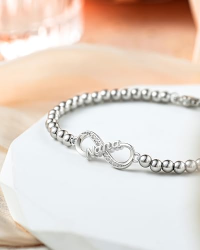 Tarsus Infinity Love Heart Bracelets Jewelry Gifts for Grandma/Nana/Granny/Nanny/Daughter/Bestie/Sister/Auntie, Christmas Birthday Gift Ideas4