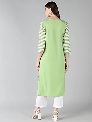 Image of Vaamsi Women's Crepe Regular Kurti