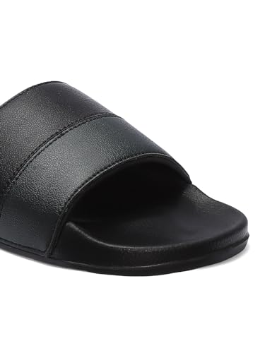 Image of hummel CAMP MEN COLOUR BLOCK SLIDERS Comfortable Cushioned Sole Arch Support Durable Lightweight Flexible Trendy Style Flip flops and Slippers Slides for Men Daily use Chappal