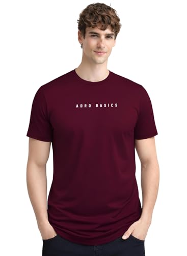 Image of ADRO Mens Printed T-Shirts Pack of 3 | 100% Cotton Regular Fit Graphic Tshirt | Breathable Stylish Casual T Shirt Gym Travel Summer T Shirts