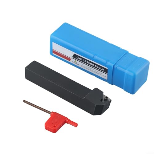 Zilimontt SER2020K16 - Soporte para herramientas de torneado de rosca de torno con 10 insertos de carburo 16ER AG60, herramienta de corte de rosca externa de acero de aleación para torno CNC