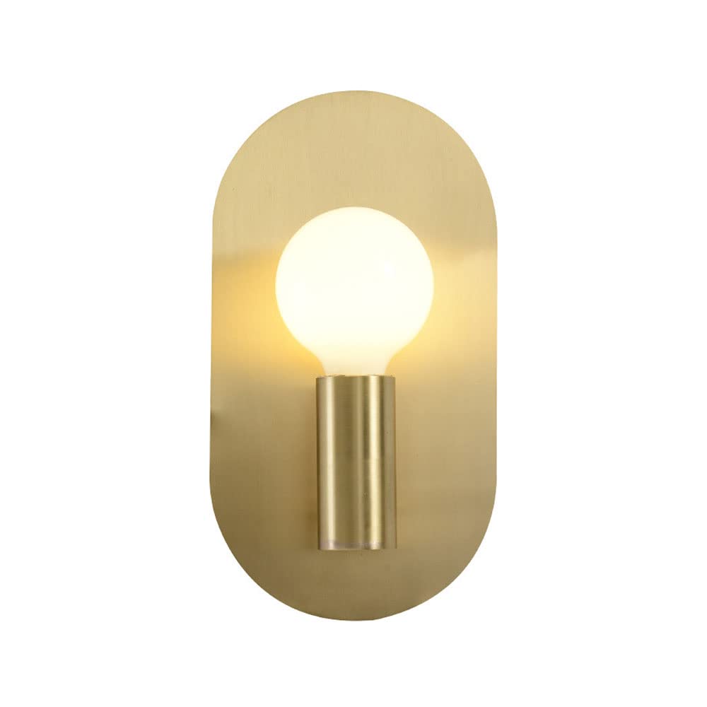 Lámpara de pared de lujo interior con acabados elegantes y luz sencilla nórdica