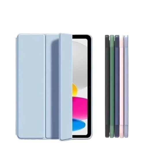 Funda para iPad mini 7 que evita arañazos con tapa triple plegable y silicona suave 2