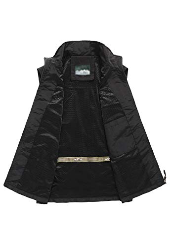 Image of Hbufnha Men's Lightweight Vest Outdoor Windbreaker Vest Jacket For Golf Safari Travel Fishing Hiking Vest