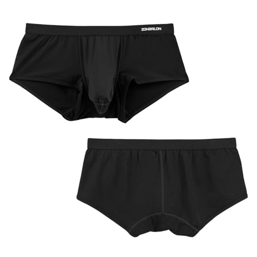 JINSHI Mens Breathable Underwear Soft Pouch Boxer Briefs for Men2