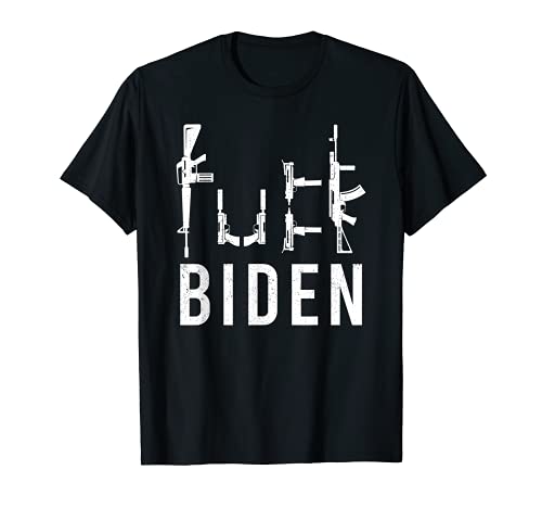 Anti-joe biden joe biden est un pistolet t-shirt