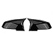 Price comparison product image HGY Rearview Mirror Cover Caps Compatible with 220i 328i 420i F20 F21 F22 F30 F32 F33 F36 X1 Glossy Black