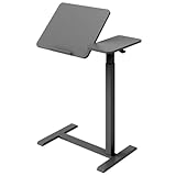 Structure stable - Base métallique en forme de H (619 x 318 mm), sans roulettes, garantissant une excellente stabilité. Pieds plats de seulement 3 cm de hauteur, pouvant se glisser facilement sous la plupart des lits, canapés ou fauteuils. Plateaux en panneau MDF avec finition gris clair mate, résistants aux rayures et faciles à entretenir.