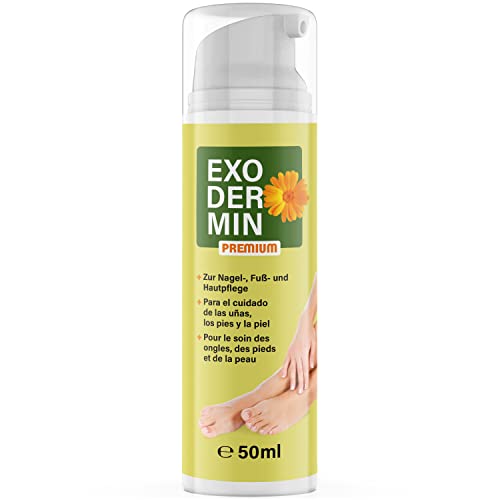 Exodermin Premium Creme / Fußcreme zur täglichen Nagel-, Fuß- und Hautpflege / im praktischen Pumpspender / 50 ml Inhalt (1x) Cover