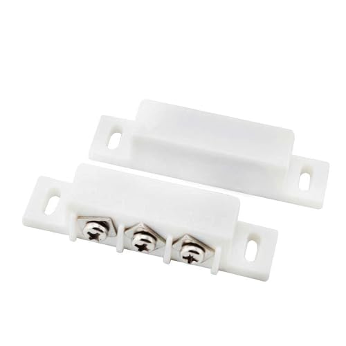 Image of Magnetic Reed Switch Wired Surface Mount Normally Open /Closed NC /NO Contact Sensor Alarm Magnetic Door Switch with 3 Wires, PVC, MC-31