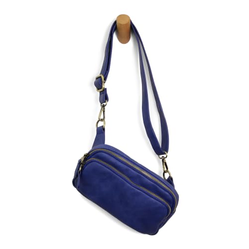 Image of Joy Susan Womens Fashion Purse Kylie Double Zip Sling Belt Bag