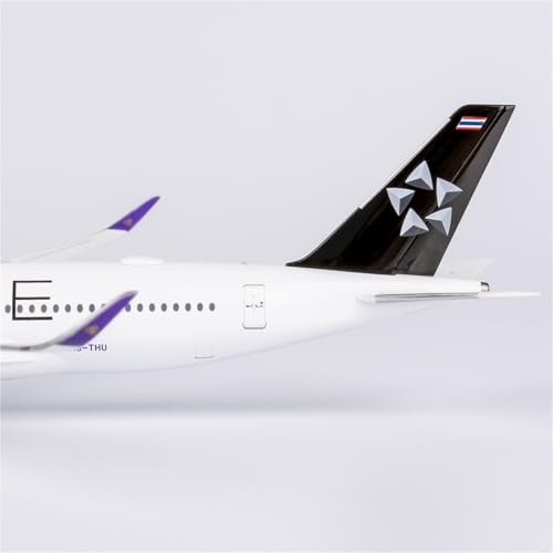 Modelo de avión Thai Airways A350 en miniatura de aleación resistente que no pierde color 6
