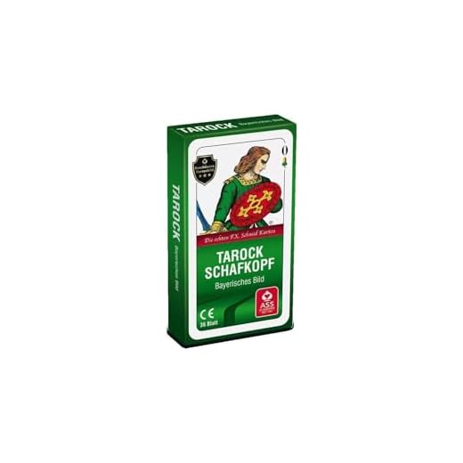 Ass Altenburger 10045029-0001 FSC Schafkopf/Tarock, Bayerisches Bild in Faltschachtel, White