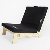 Asana Crash Pad Couch - Dual Density Foam Bouldering Pad & Birch Wood Frame - Ideal for Climbing Facilities, Van Life, Home Woodies - Chair Frame & Mat Made in The USA (Frame Only)