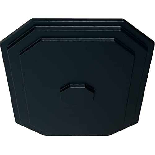 Image of Ekena Millwork CM25FENSF Felix Ceiling Medallion, Night Shade, 25 1 /4 inchW x 17 1 /4 inchH x 1 3 /4 inchP