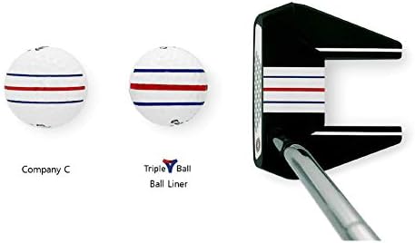 review Triple Golf Ball Liner Alignment Tool, Golf Ball Marker Tool for a Better Alignment. 2 pens Included - Triple Golf Ball Liner Compatible with Golf putters