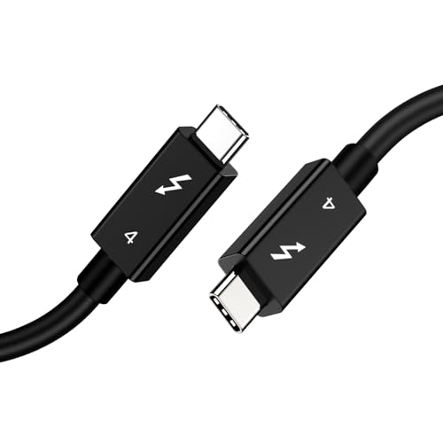 Cable Thunderbolt 4 de 5 pies USB-C para pantalla 8K compatible con Thunderbolt 3 2