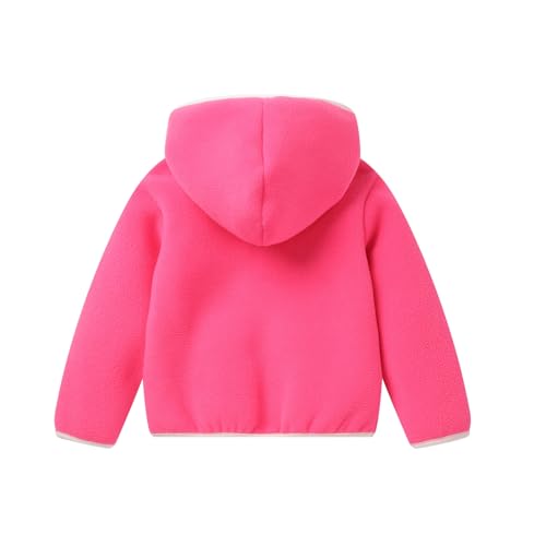 Image of Mud Kingdom Boys Girls Polar Fleece Jacket with Hood Winter Thick Warm Outerwear Funny Cartoon