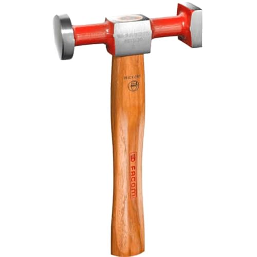 FACOM Spann U.Schlichthammer mit RD. und Rechteck.Schlagfläche 310GR, 1 Stück, 861D.30