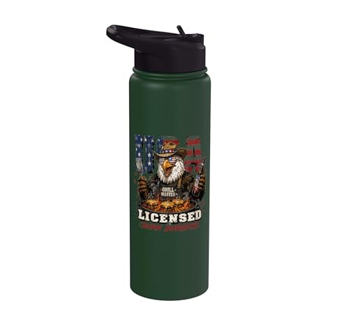USA Grill Eagle Insulated Stainless Steel Water Bottle