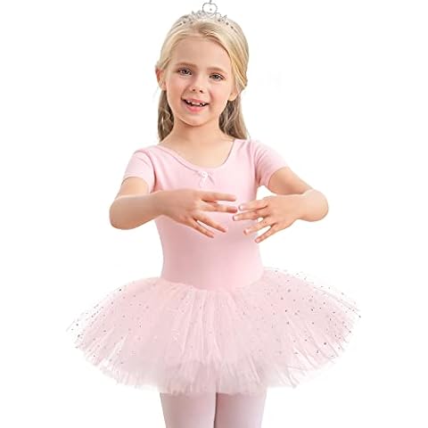 Aiseyi Ballet Dress with Sequins for Girls Cover