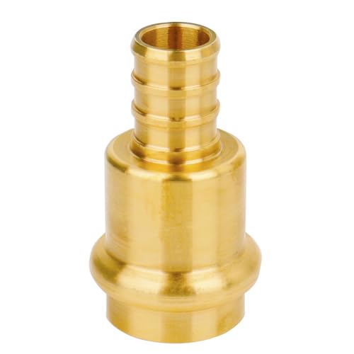 Image of WHK 24 Pack 1 /2 inch Press Pro press x 1 /2 inch PEX Adapter Crimp Fittings Coupling | for Connect from Cooper to Pex B Pipe,Pro press Copper to Pex Adapter,Lead-Free Brass
