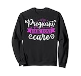Pregnant Hair Don't Care Pregnancy Mother Mom Gift